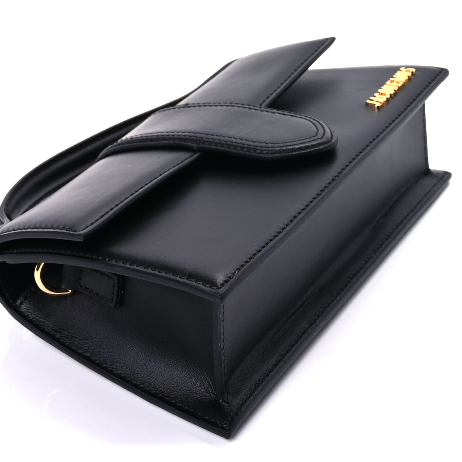 Jacquemus Smooth Calfskin Le Grand Bambino  Black 7 of 8