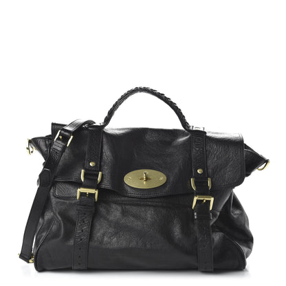 Mulberry Soft Buffalo Oversized Alexa Black 1 of 10