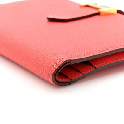 Hermes Epsom Bearn Compact Wallet Rose Jaipur 11 of 13