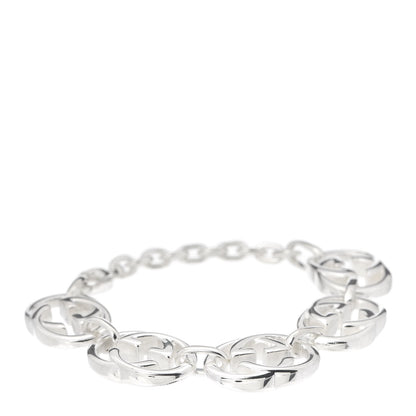 Gucci Sterling Silver Britt G Link Bracelet 1 of 7