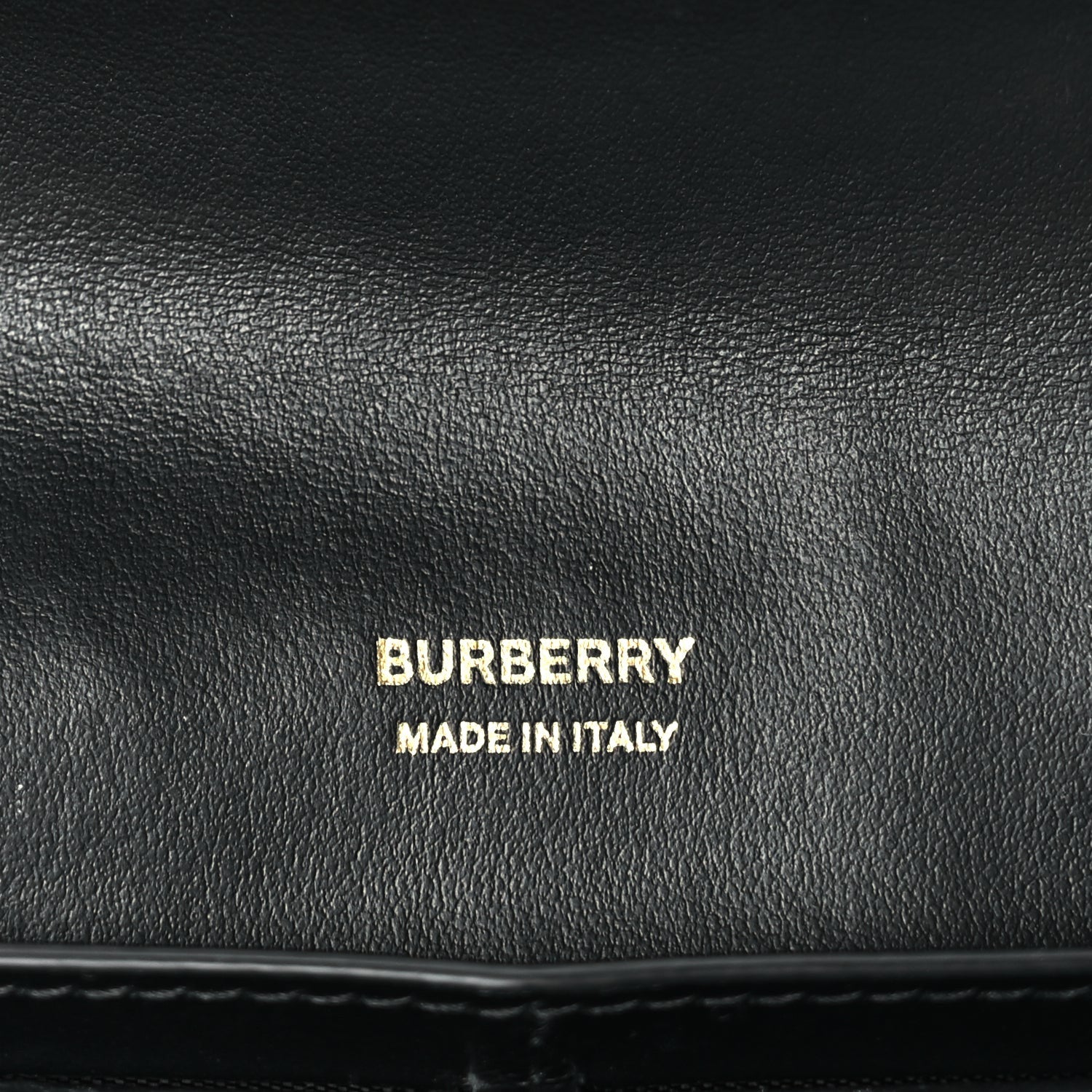 Burberry Calfskin Crocodile Embossed TB Continental Wallet Black 6 of 7