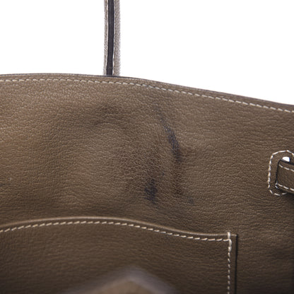 Hermes Chevre Mysore Birkin 25 Etoupe 8 of 12