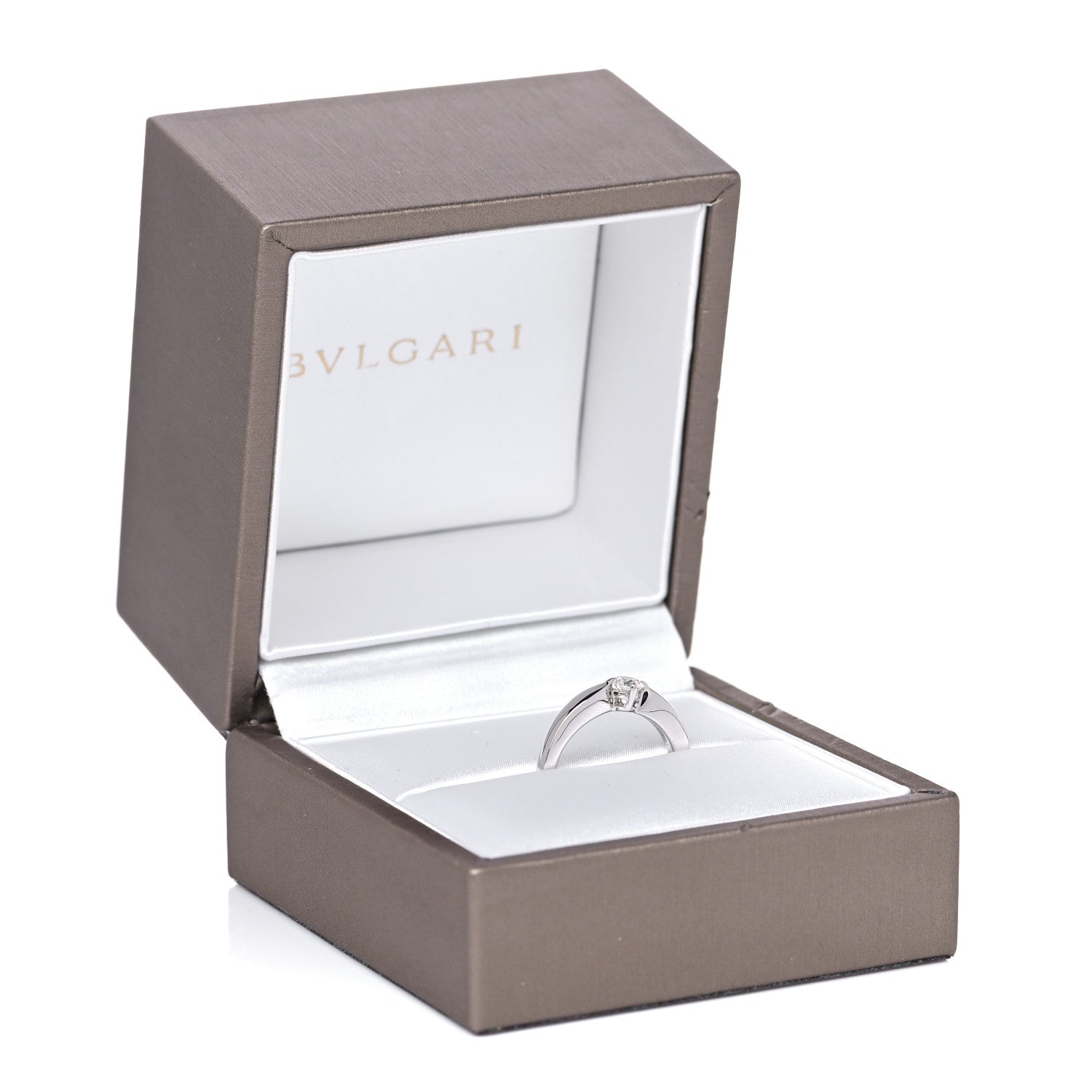 Bulgari Platinum Diamond .23ct Dedicata a Venezia Solitaire Engagement Ring 48 4.5 7 of 7