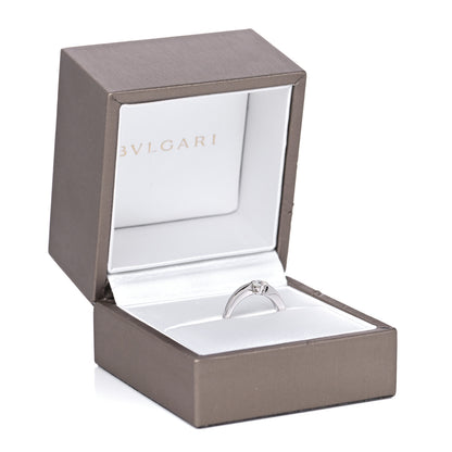 Bulgari Platinum Diamond .23ct Dedicata a Venezia Solitaire Engagement Ring 48 4.5 7 of 7