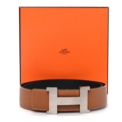 Hermes Swift Epsom 42mm H Belt 85 34 Black Gold 5 of 5