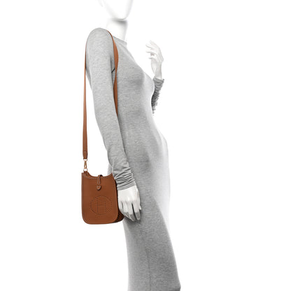 Hermes Taurillon Clemence Evelyne TPM Gold 2 of 11