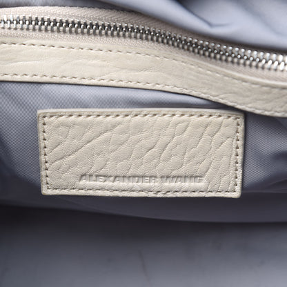 Alexander Wang Pebbled Lambskin Rockie Dune Silver Hardware 5 of 15
