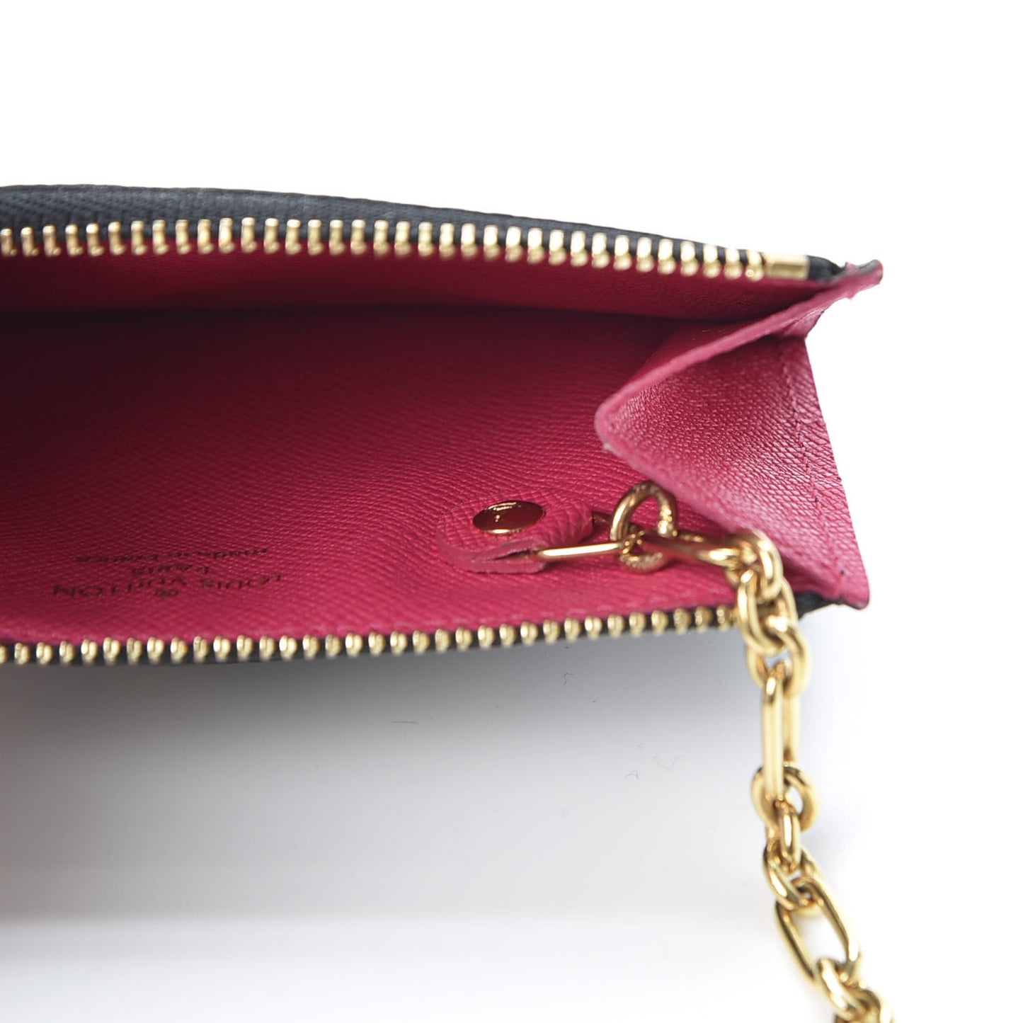 Monogram Multicolor Key Pouch Black Grenade