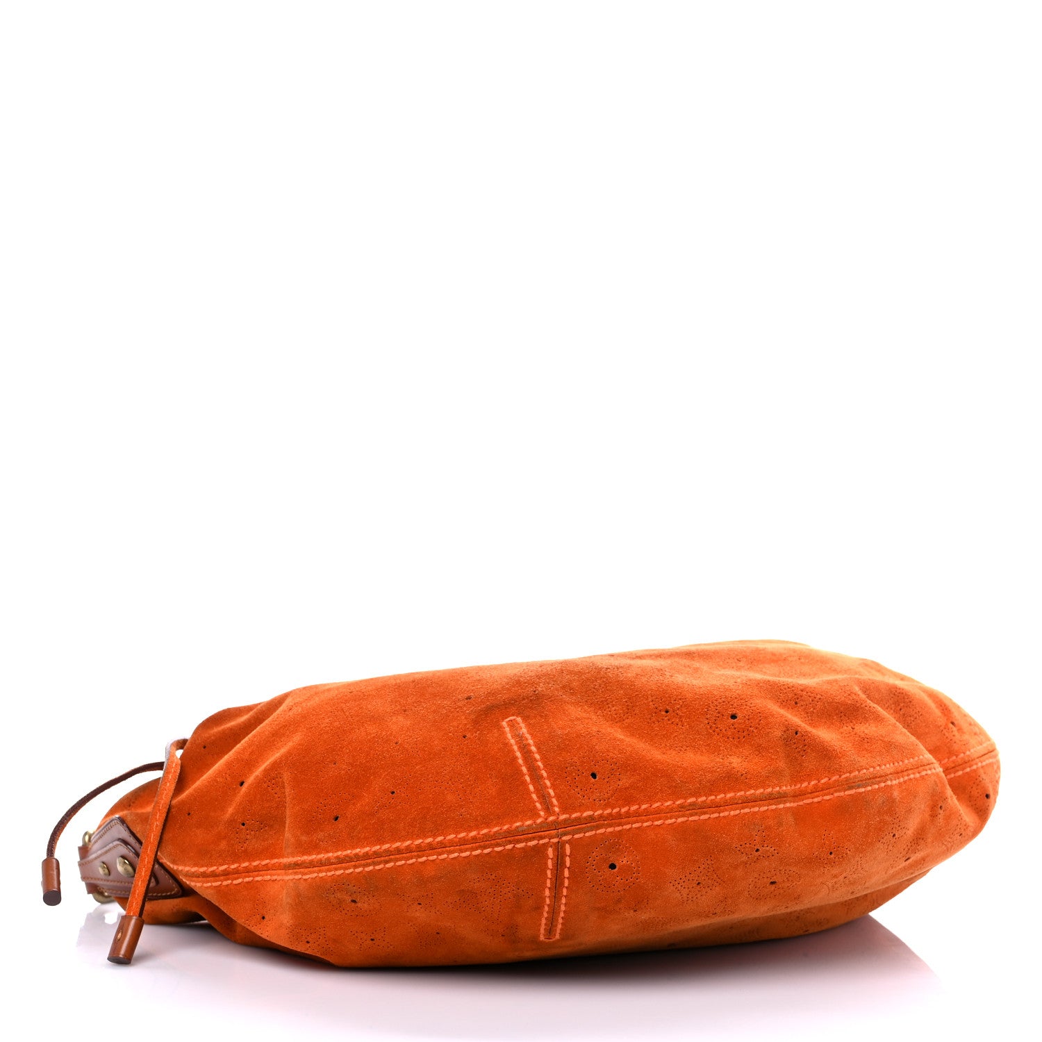 Louis Vuitton Suede Mahina Onatah GM Orange 3 of 11
