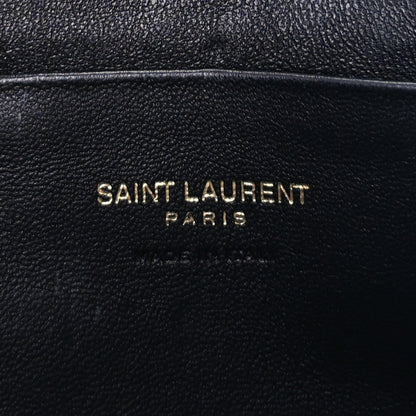 Saint Laurent Grain De Poudre Matelasse Monogram Mini Lou Camera Bag Black 5 of 9