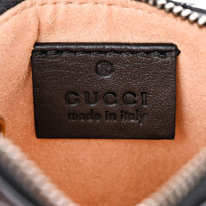 Gucci Calfskin Matelasse GG Marmont Key Case Black 6 of 8