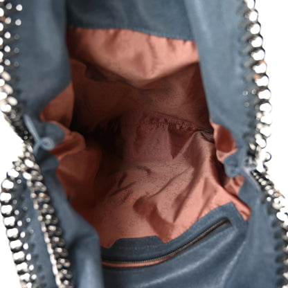 Stella McCartney Shaggy Deer Falabella Fold Over Tote Light Blue 5 of 11