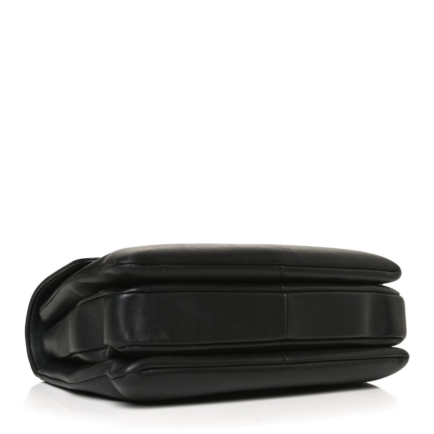 Calfskin Medium Trendy CC Dual Handle Flap Bag Black