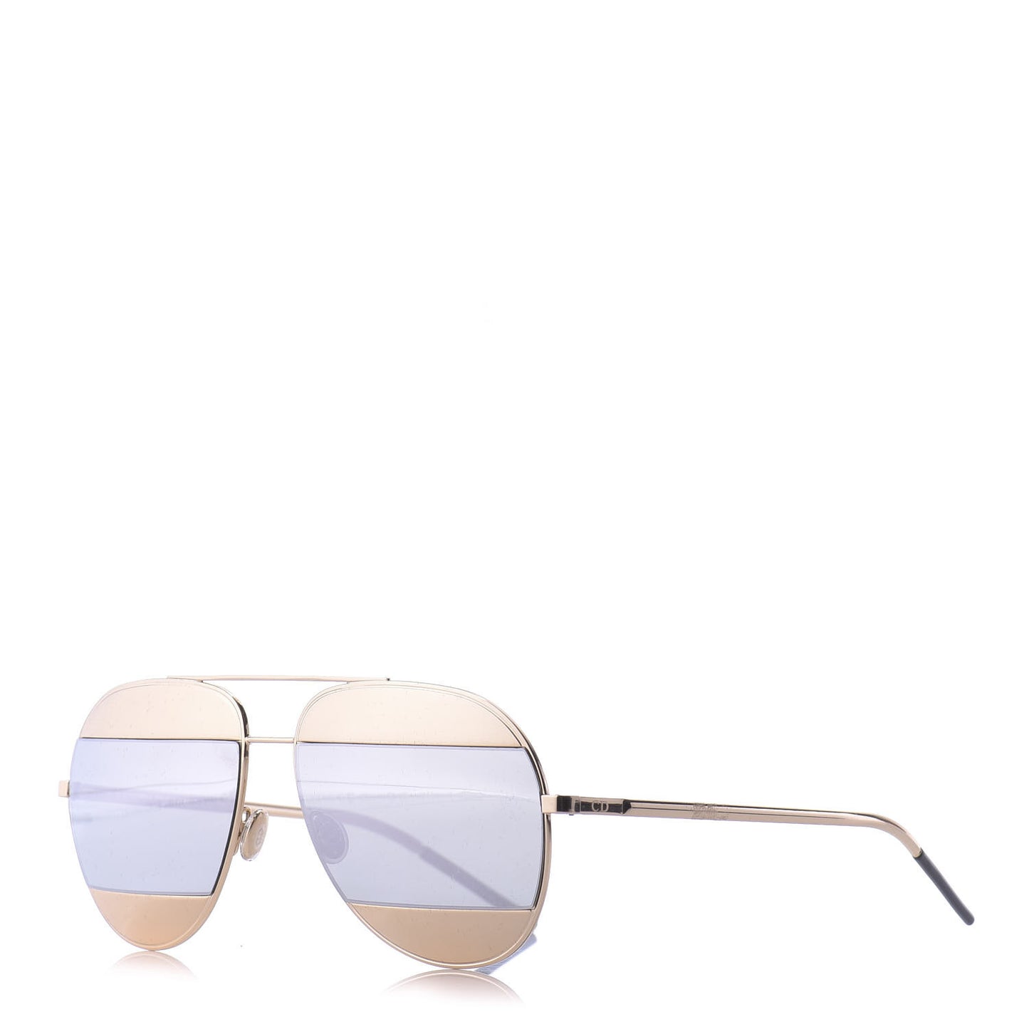 Split 1 Aviator Sunglasses Gold