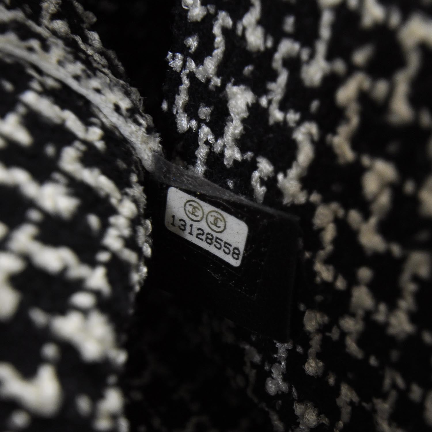 Chanel Lambskin Tweedy Flap Bag 8 of 8