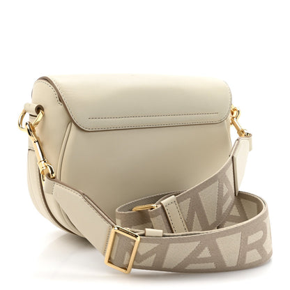 Marc Jacobs Calfskin Large The Covered J Marc Saddle Cloud White 3 of 7