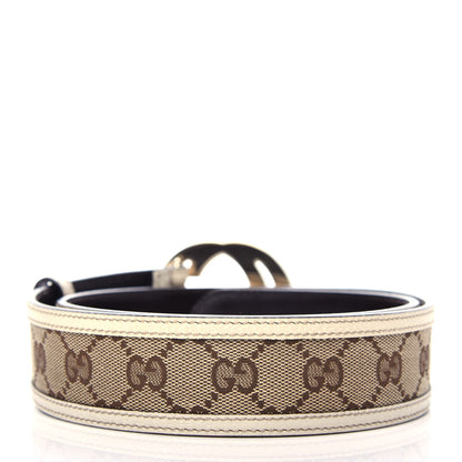 Gucci Monogram Interlocking G Belt 85 34 Off White 2 of 6