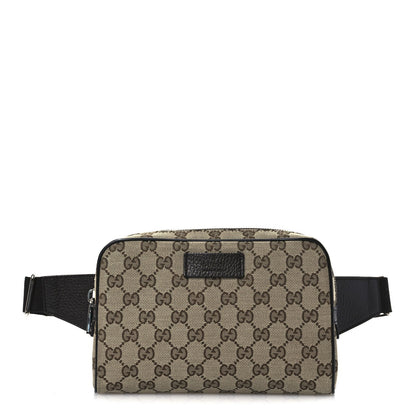 Gucci Monogram Belt Bag Dark Brown 1 of 7