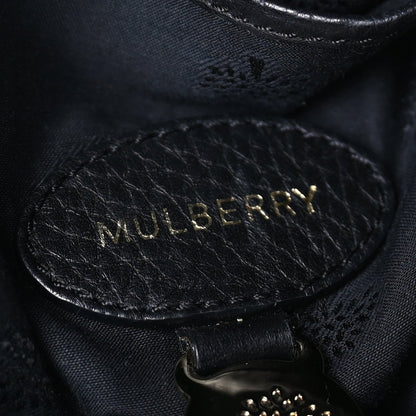 Mulberry Spongy Pebbled Calfskin Large Daria Hobo Black 5 of 7