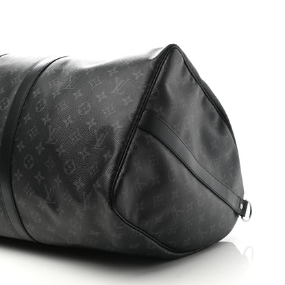 Louis Vuitton Monogram Eclipse Keepall Bandouliere 55 11 of 11
