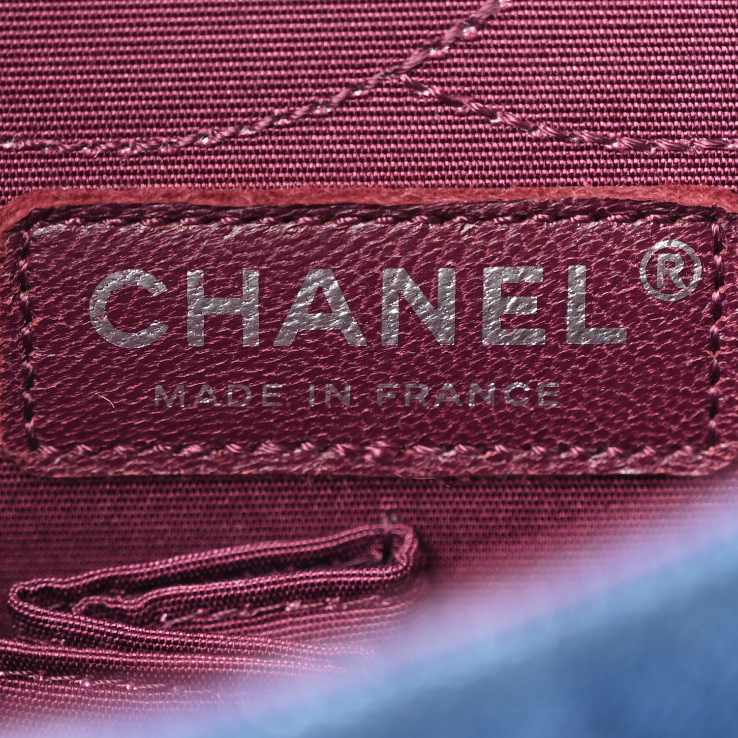 Chanel Denim Tweed 2.55 Reissue 225 Flap Blue Dark Pink 6 of 7
