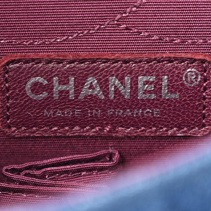 Chanel Denim Tweed 2.55 Reissue 225 Flap Blue Dark Pink 6 of 7