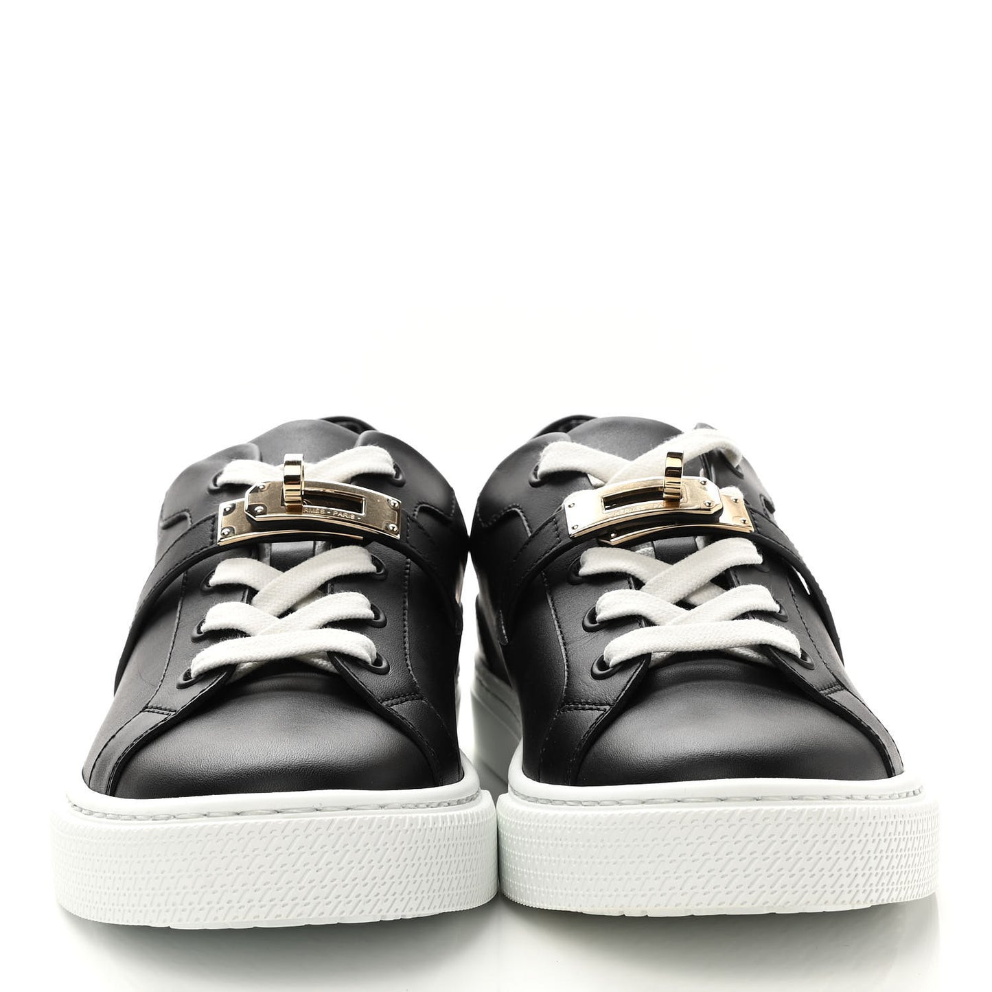Calfskin Day Sneakers 35.5 Black