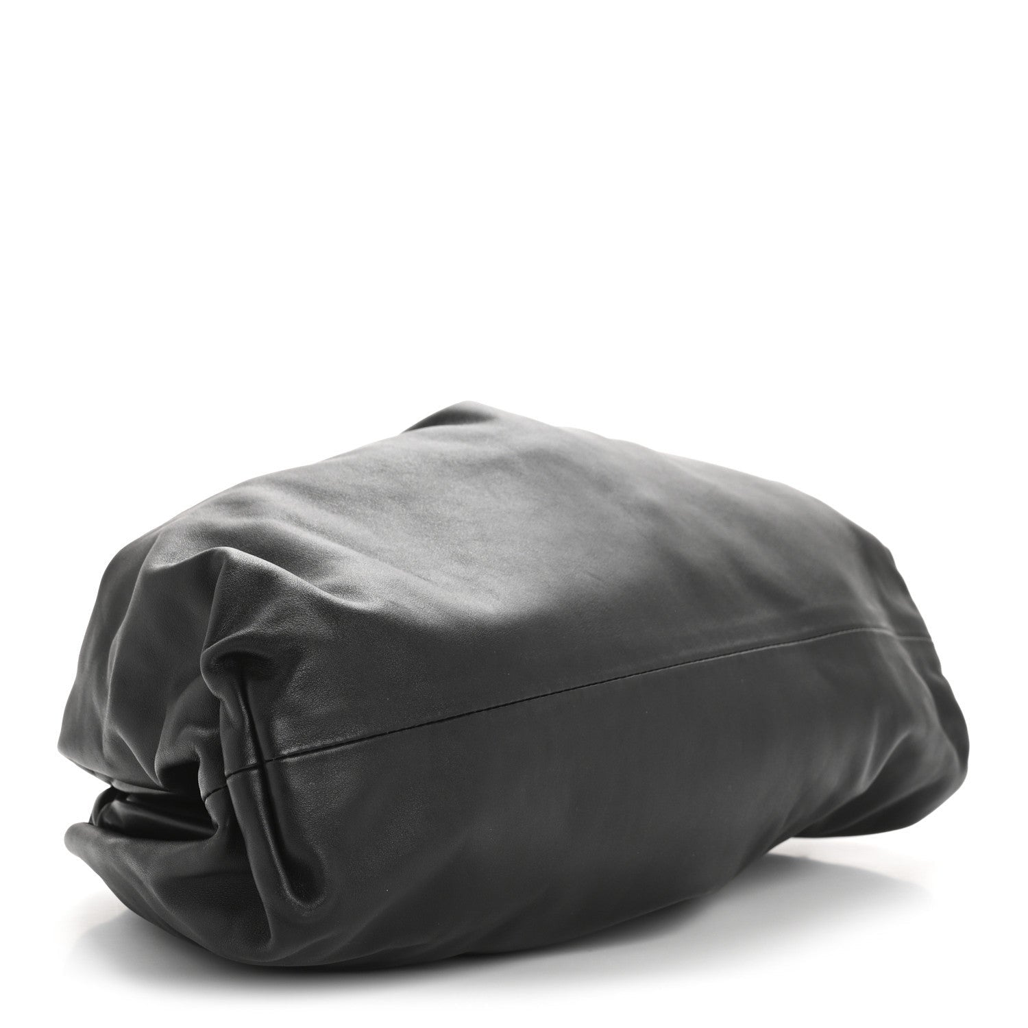 Bottega Veneta Smooth Butter Calf The Pouch Oversized Clutch Black 4 of 7