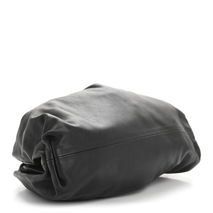 Bottega Veneta Smooth Butter Calf The Pouch Oversized Clutch Black 4 of 7