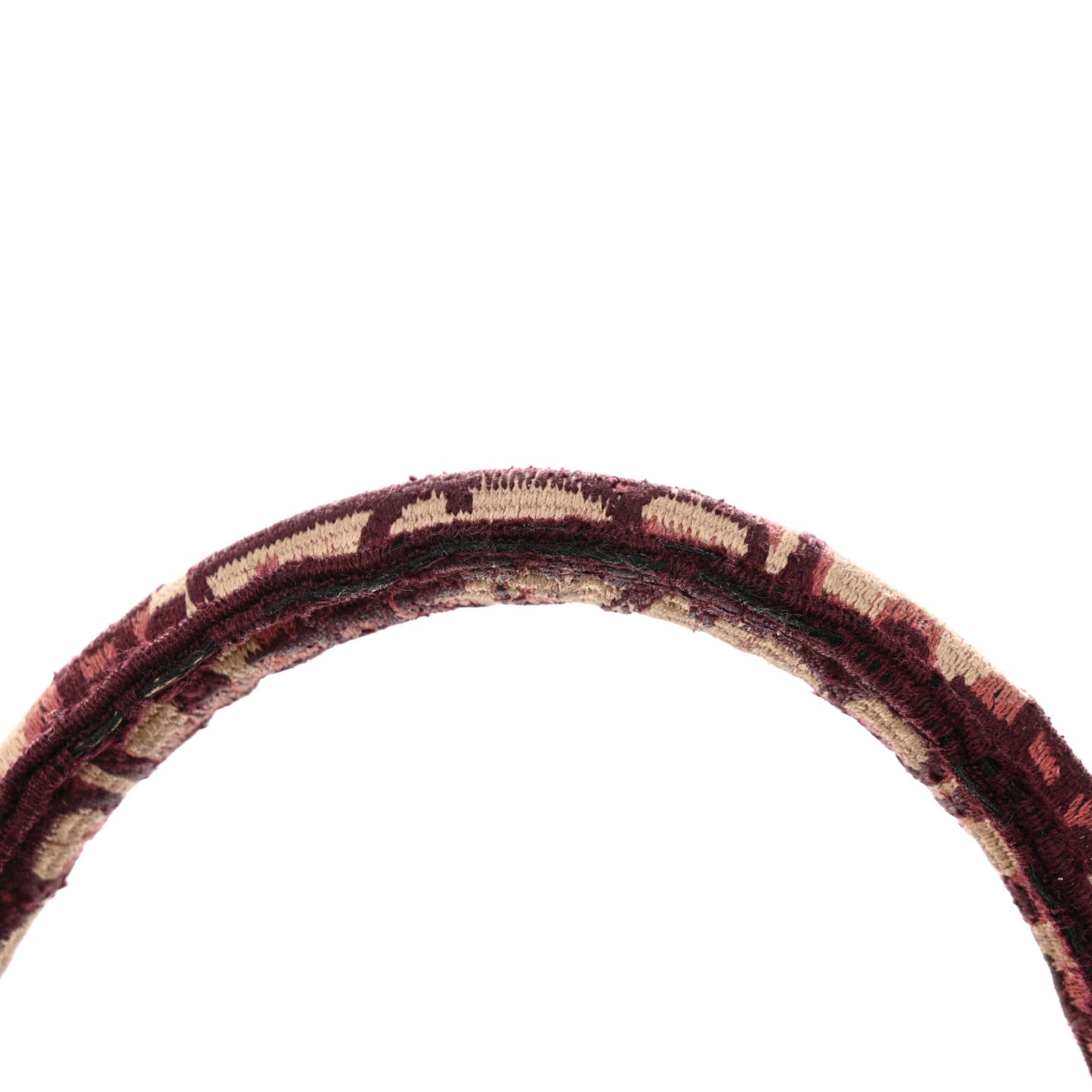 Oblique Medium Book Tote Burgundy Multicolor