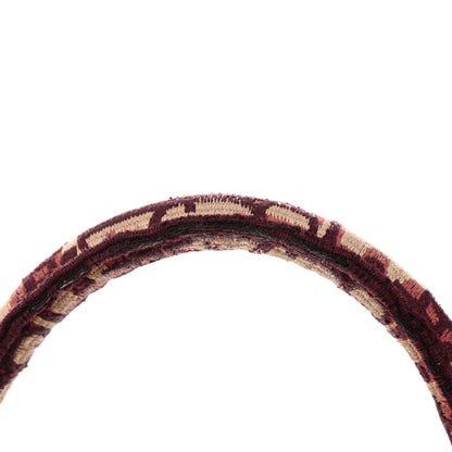 Christian Dior Oblique Medium Book Tote Burgundy Multicolor 11 of 11