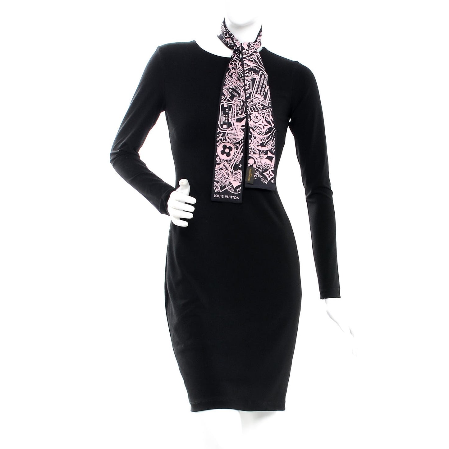 Silk Boarding Bandeau Black Pink