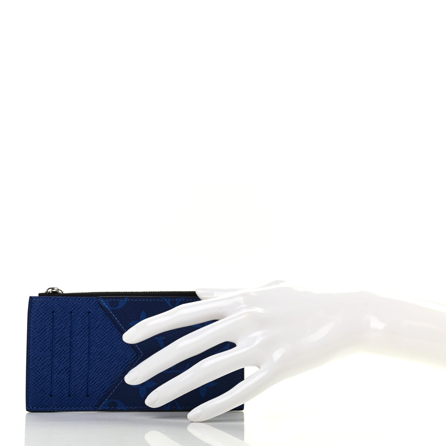 Monogram Taiga Coin Card Holder Cobalt