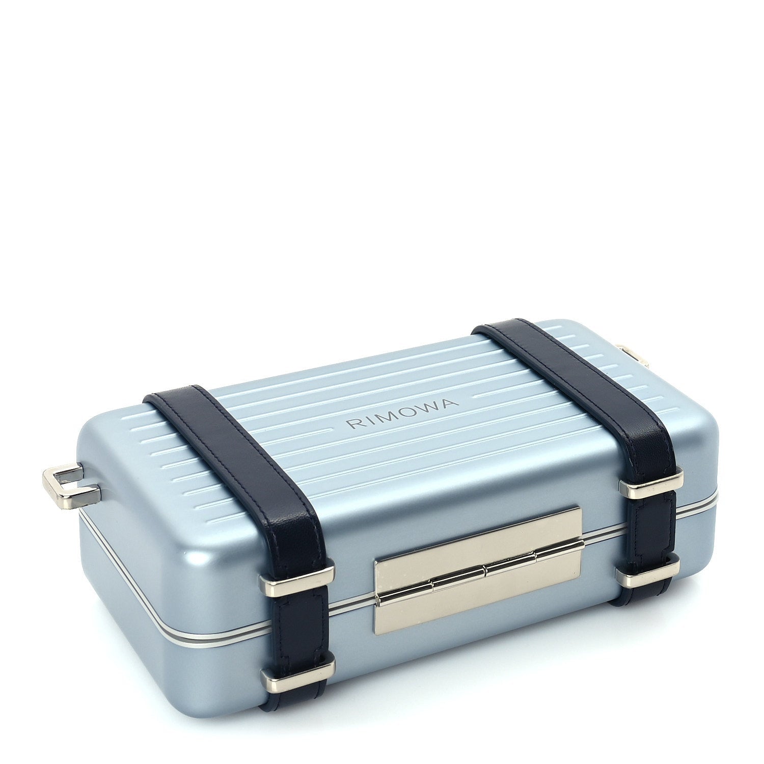 Christian Dior X RIMOWA Aluminum Personal Clutch On Strap  Bleu 3 of 8
