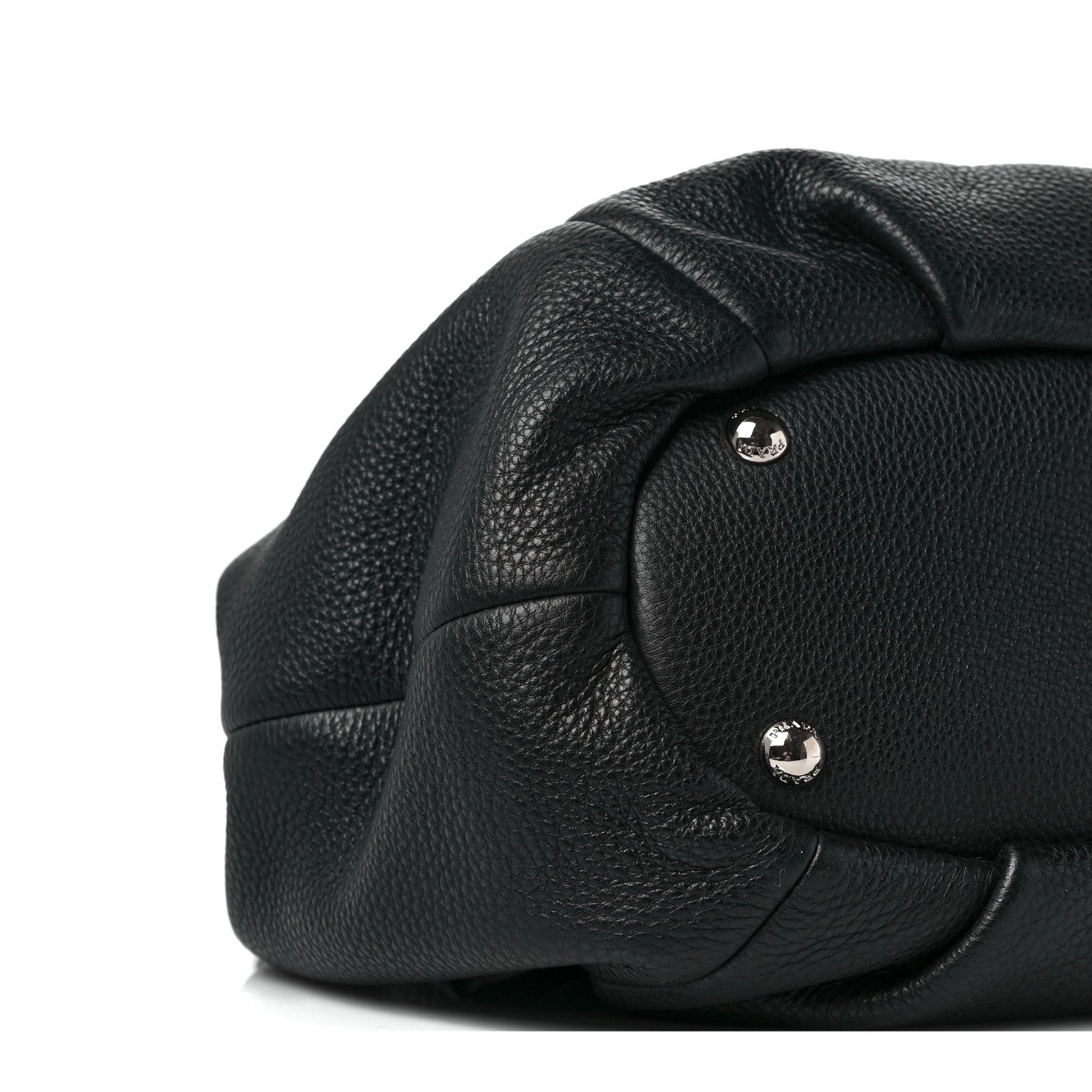 Prada Vitello Daino Shopping Tote Black 7 of 8