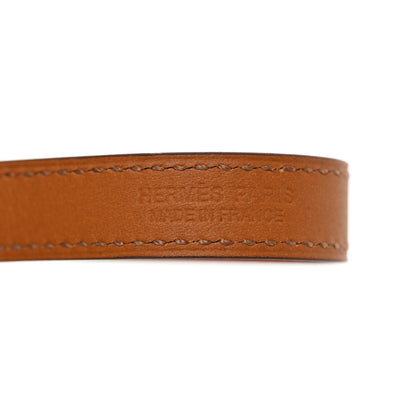 Hermes Epsom Rivale Double Tour Bracelet S Orange 5 of 6