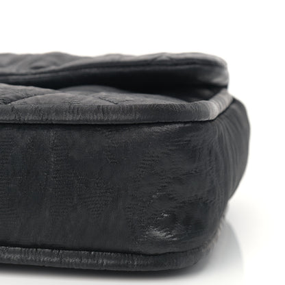 Chanel Coated Canvas Quilted Le Marais Flap Black 9 of 9