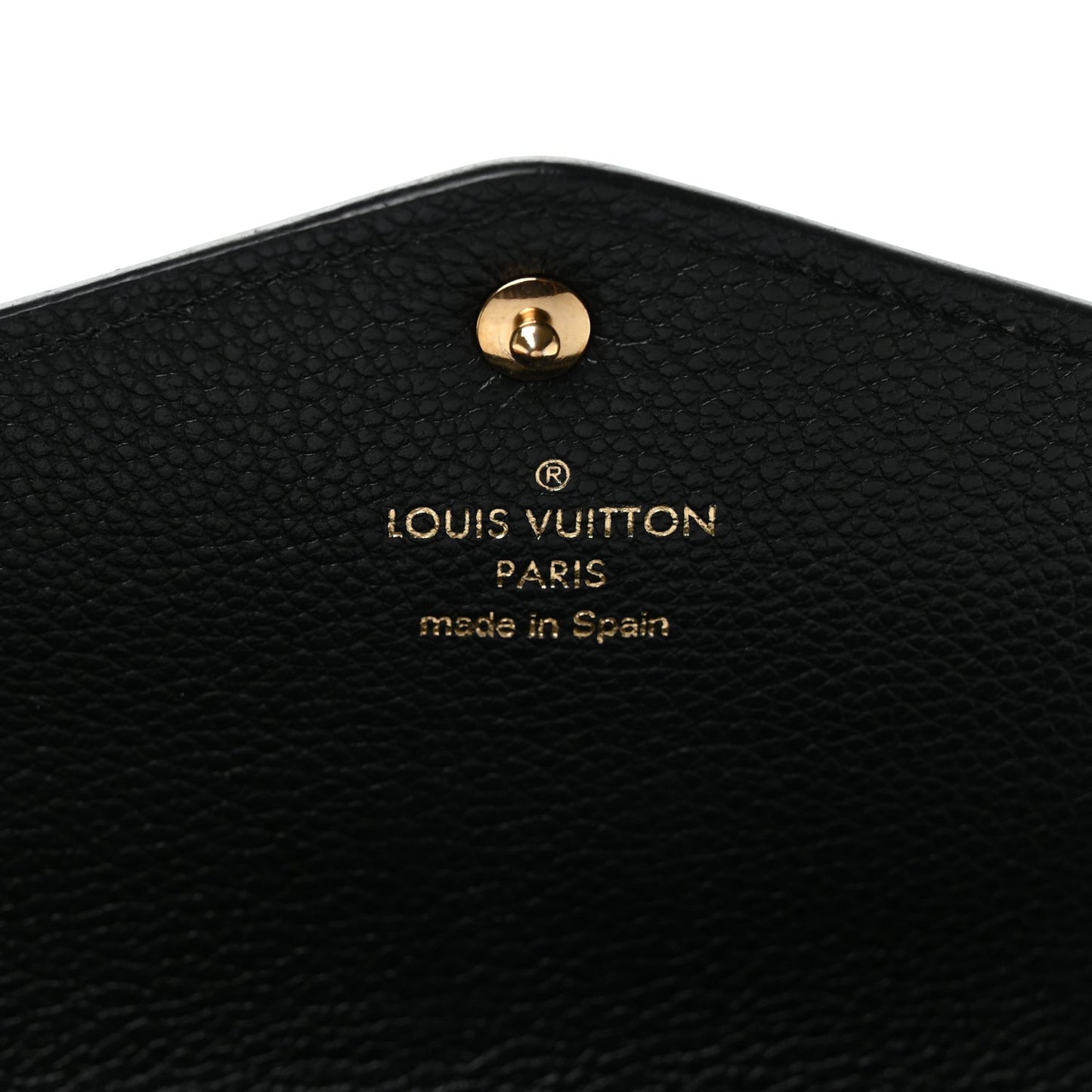 LOUIS VUITTON Empreinte Sarah Wallet NM Black
