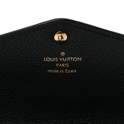 Louis Vuitton LOUIS VUITTON Empreinte Sarah Wallet NM Black 6 of 7