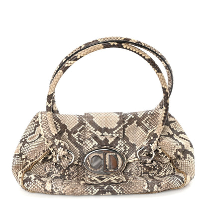 Christian Dior Snakeskin Saint Germain Bag Beige 1 of 8
