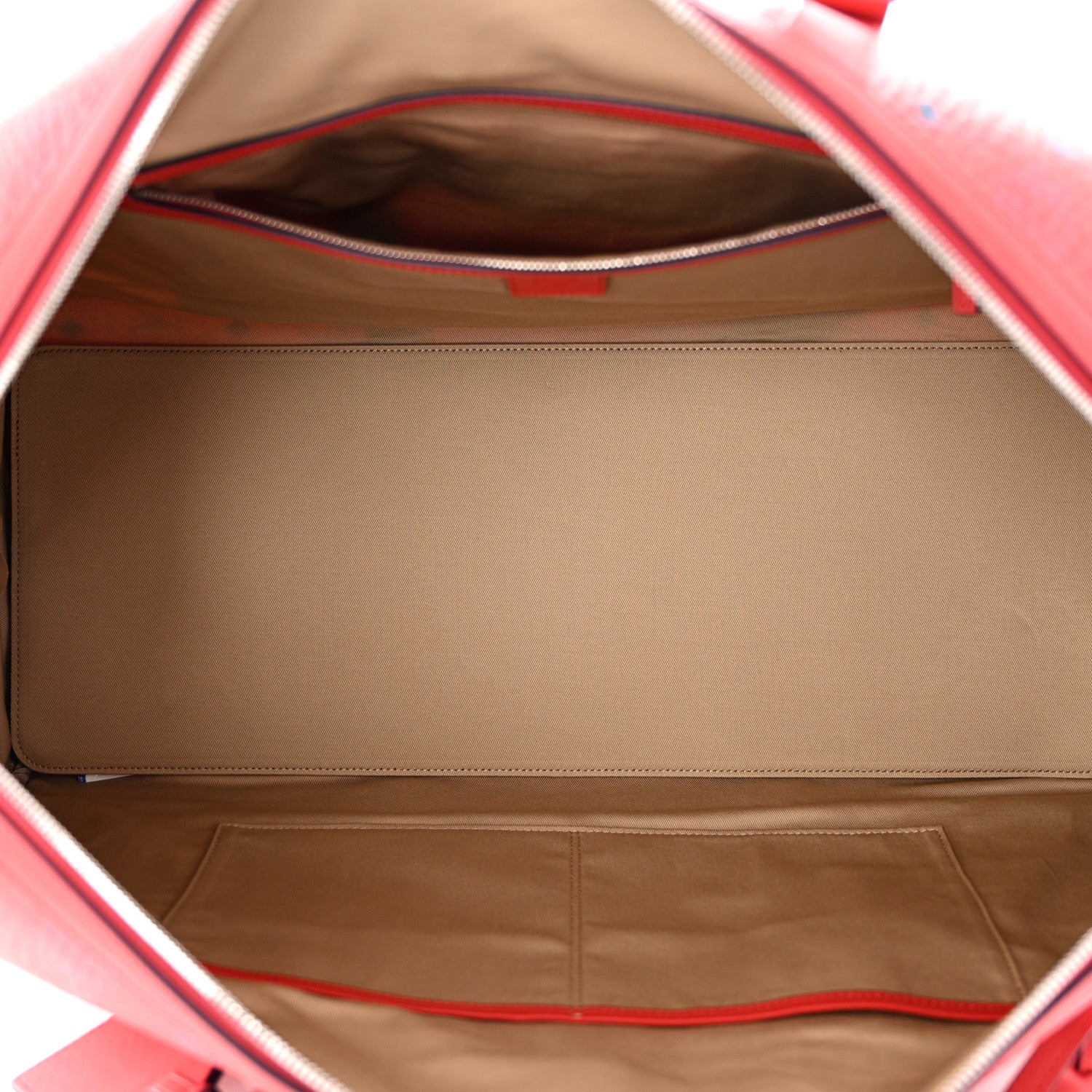 MCM Visetos Large Traveler Weekender Bag Red 4 of 8