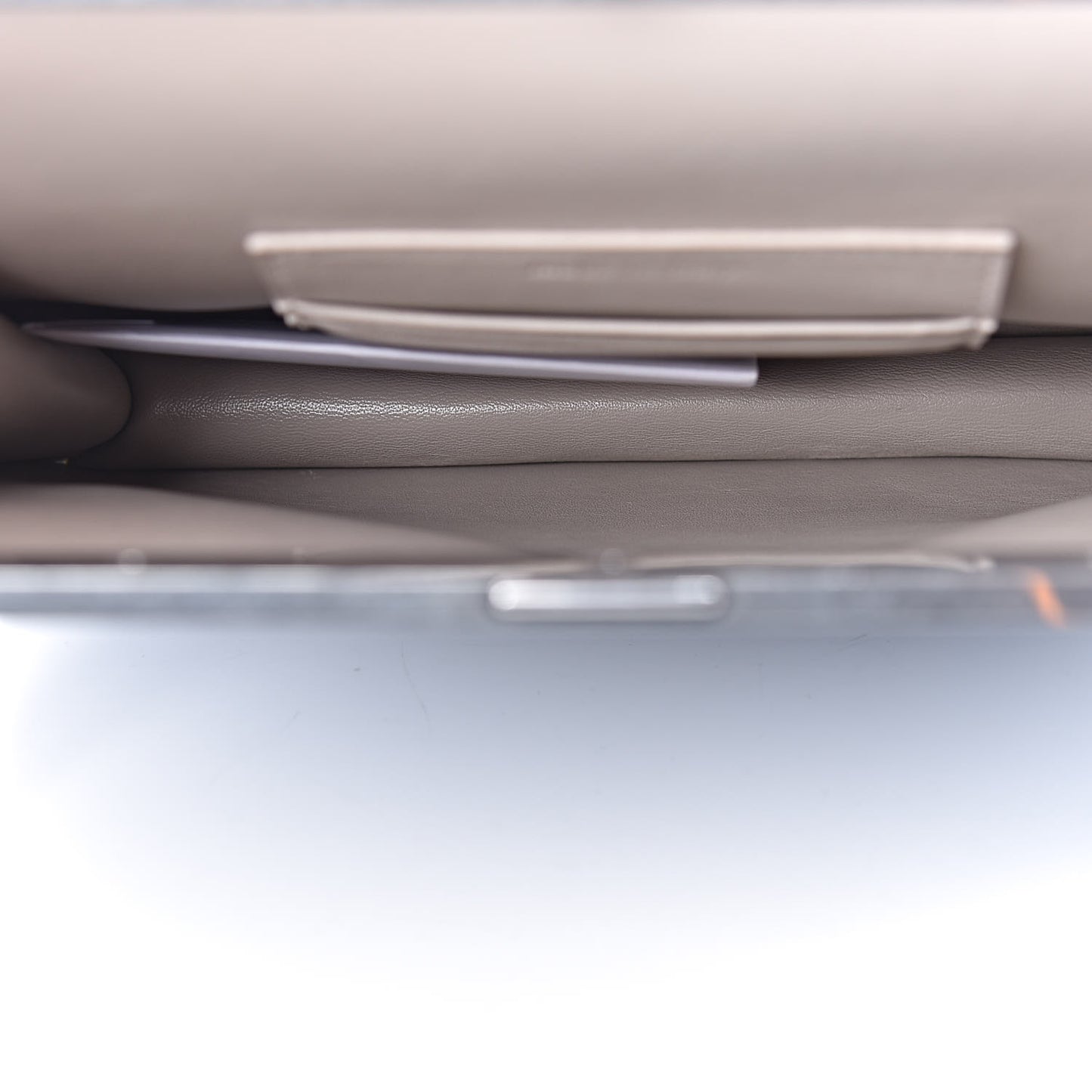 Smooth Calfskin Mini Clasp Bag Medium Blue