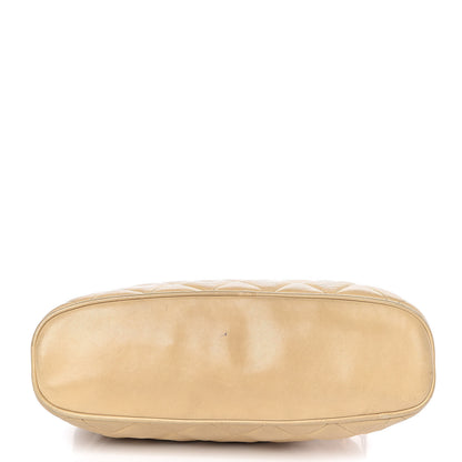 Chanel Lambskin Quilted Shoulder Bag Beige 13 of 17