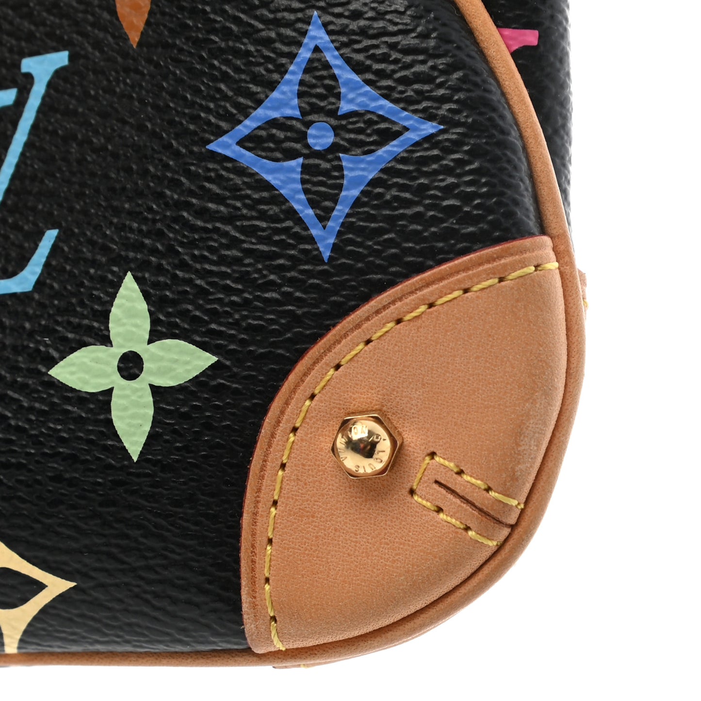 Monogram Multicolor Pochette Milla MM Black