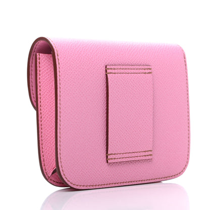 Hermes Epsom Constance Slim Wallet 5P Pink 3 of 9