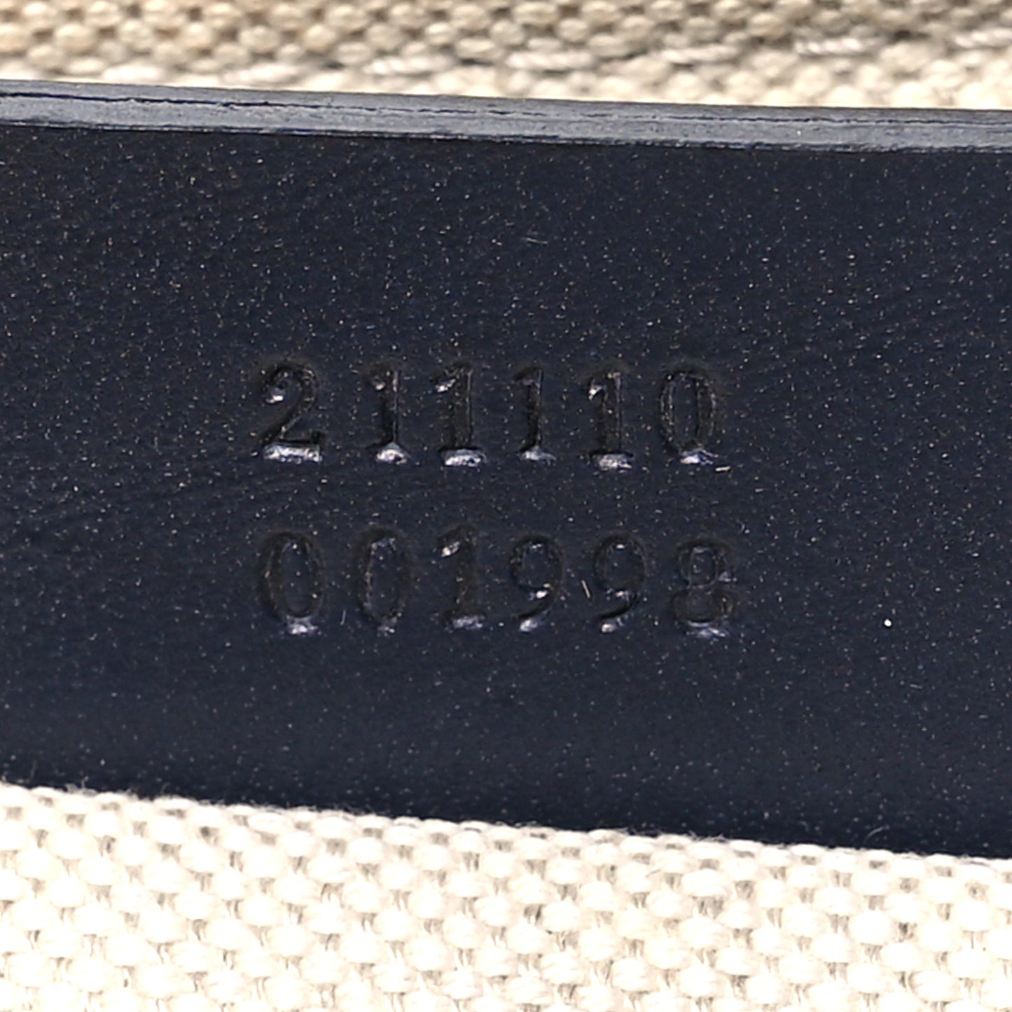 GG Supreme Monogram Belt Bag Navy