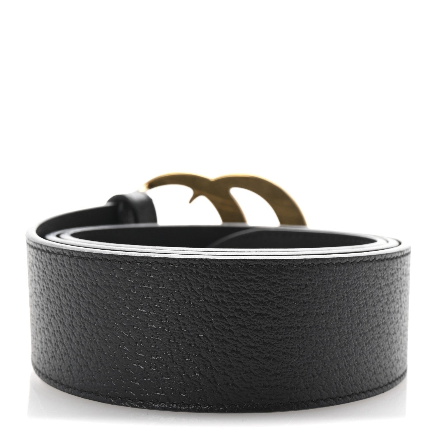 Gucci Textured Calfskin Double G 40mm Belt 85 34 Black 2 of 5
