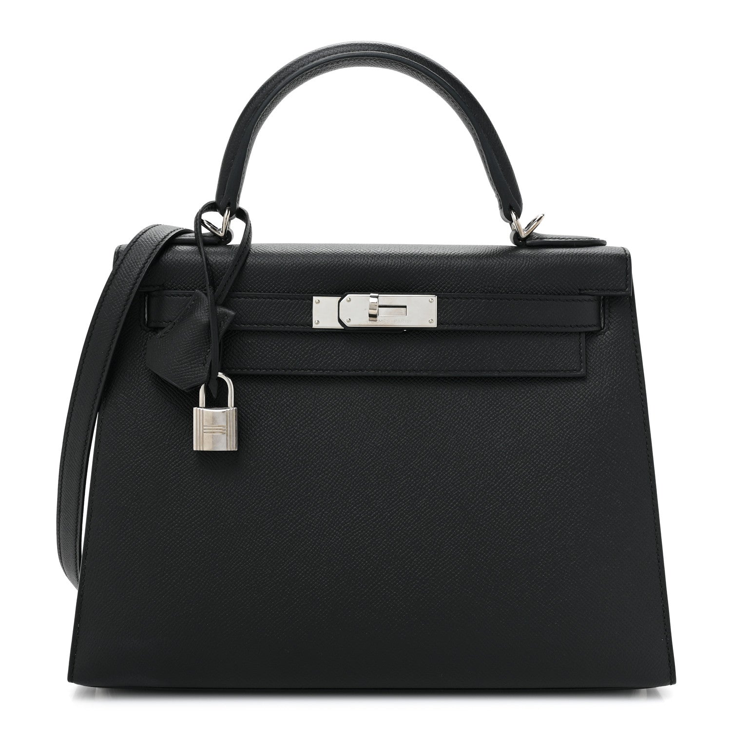 Hermes Epsom Kelly Sellier 28 Black 1 of 9
