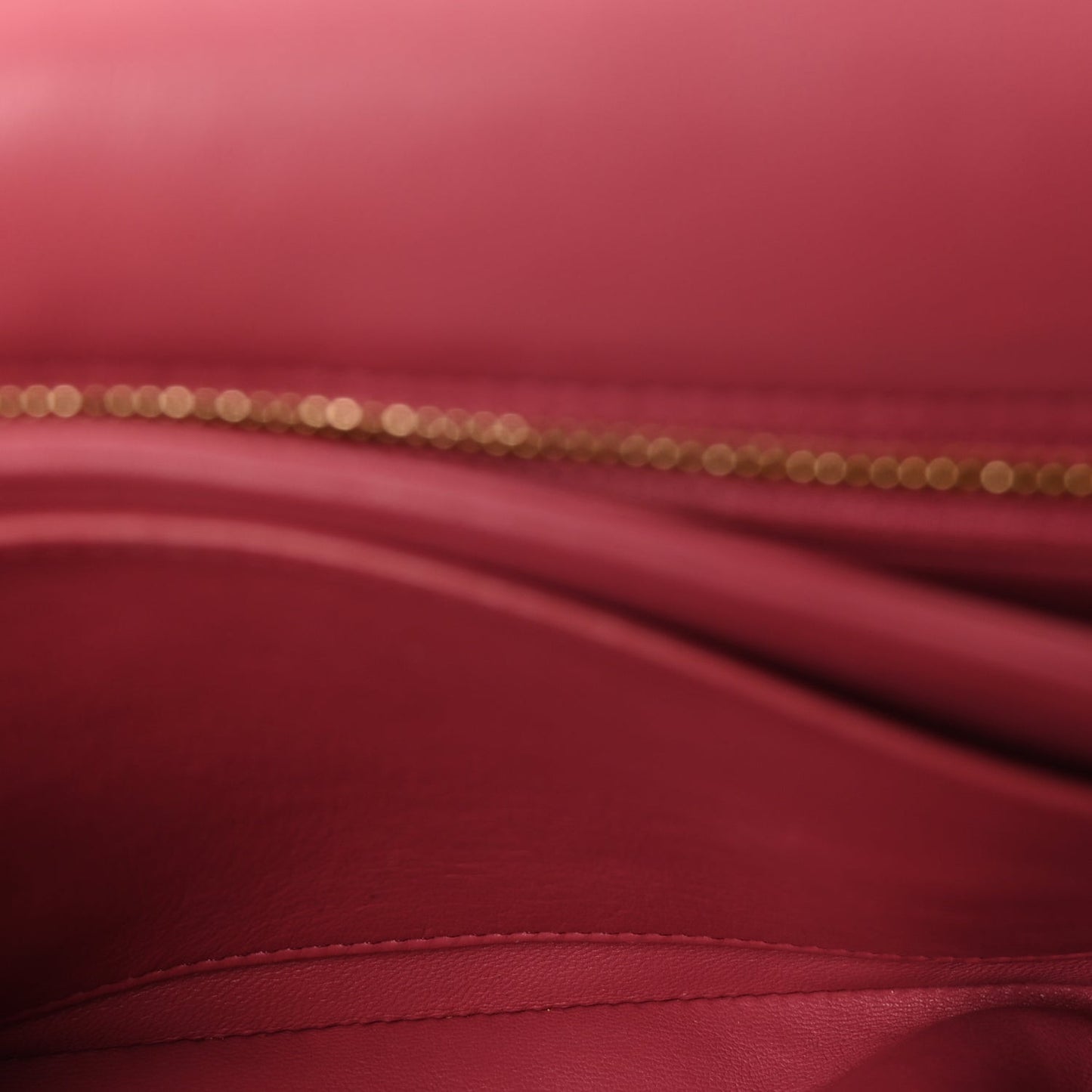Lambskin Goya Puffer Bag Plumrose