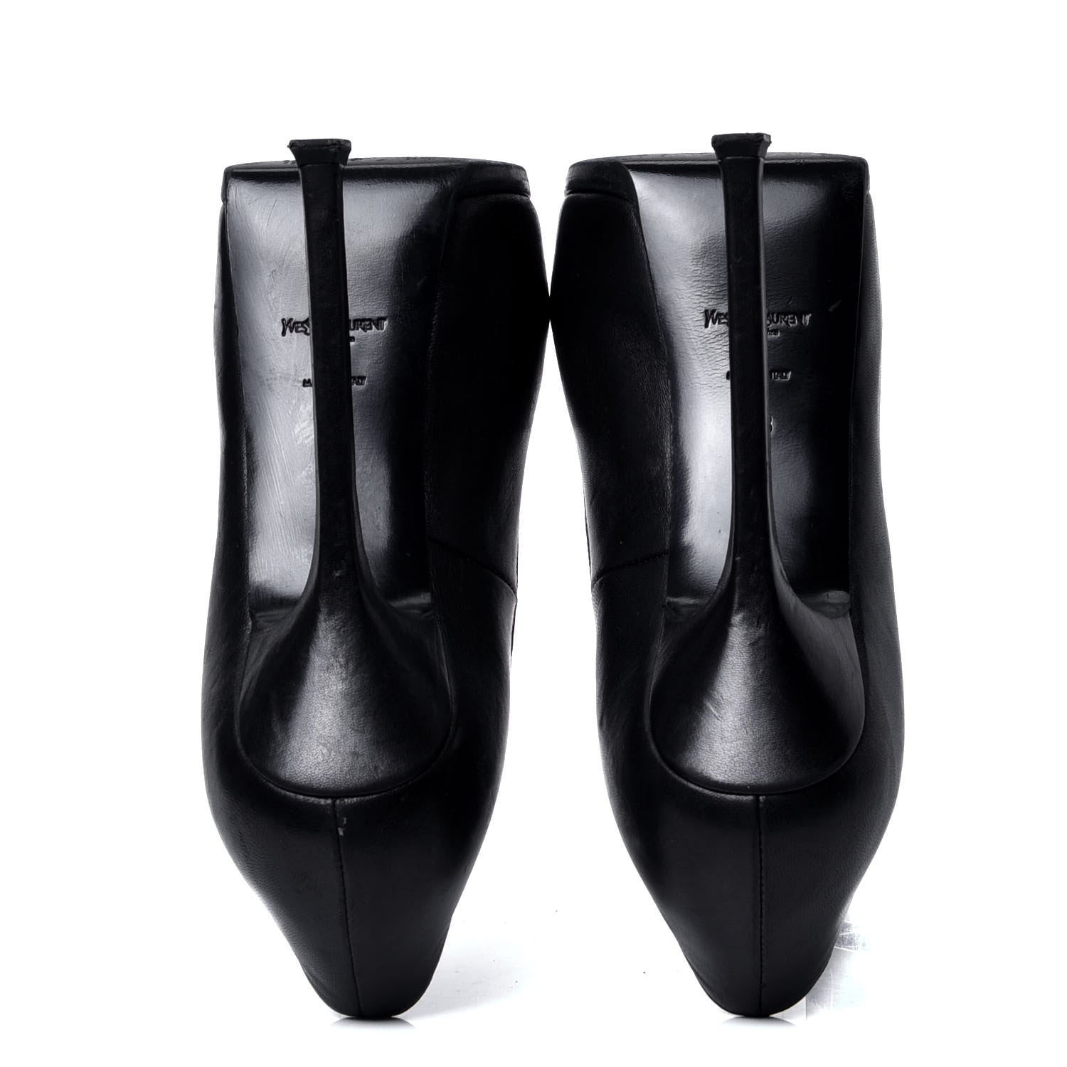 Saint Laurent Vernigolf Tribtoo Platform 80 Pumps 38 Black 5 of 8